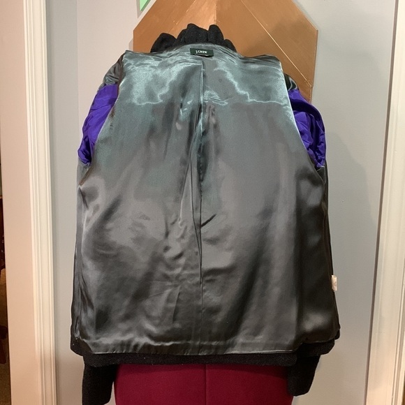 Ruffle detail J. Crew pea coat - Picture 9 of 9